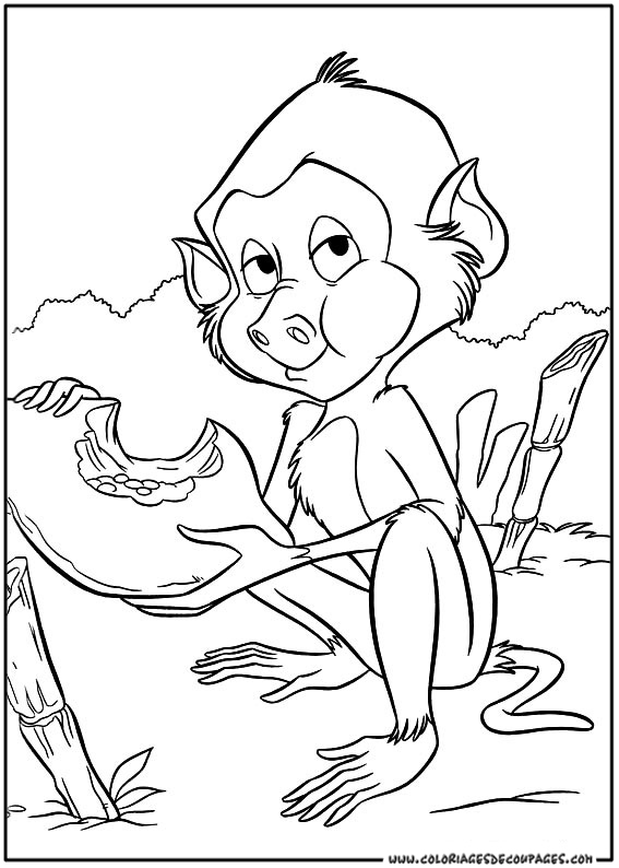 Раскраска: Тарзан (Анимационные фильмы) #131193 - Бесплатные раскраски для печати
