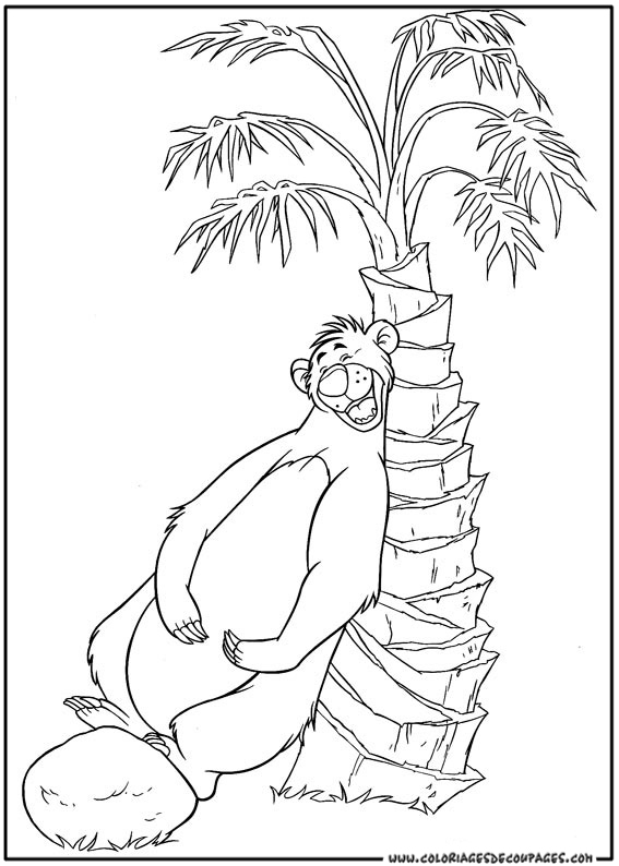 Раскраска: Книга джунглей (Анимационные фильмы) #130192 - Бесплатные раскраски для печати