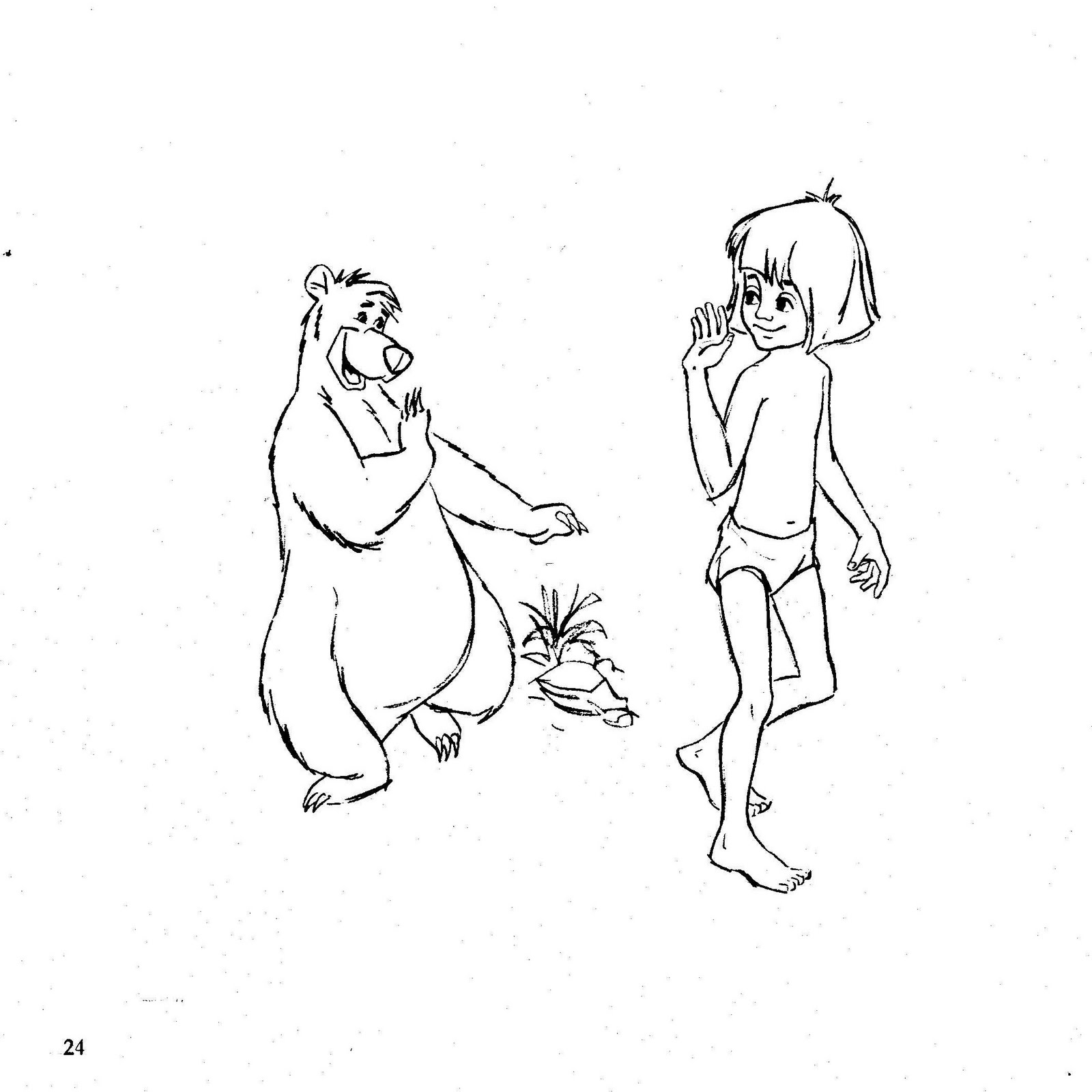 Раскраска: Книга джунглей (Анимационные фильмы) #130264 - Бесплатные раскраски для печати