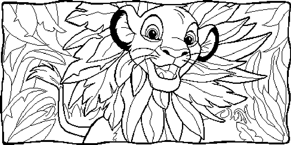Раскраска: Король Лев (Анимационные фильмы) #73704 - Бесплатные раскраски для печати