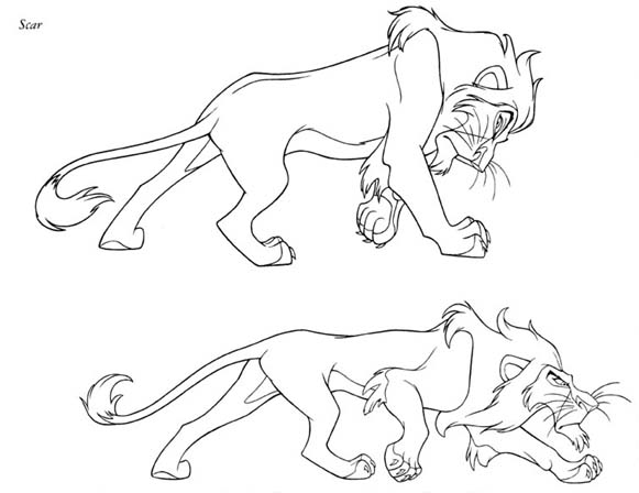 Раскраска: Король Лев (Анимационные фильмы) #73739 - Бесплатные раскраски для печати