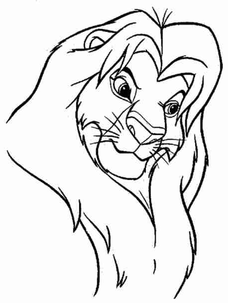 Раскраска: Король Лев (Анимационные фильмы) #73741 - Бесплатные раскраски для печати