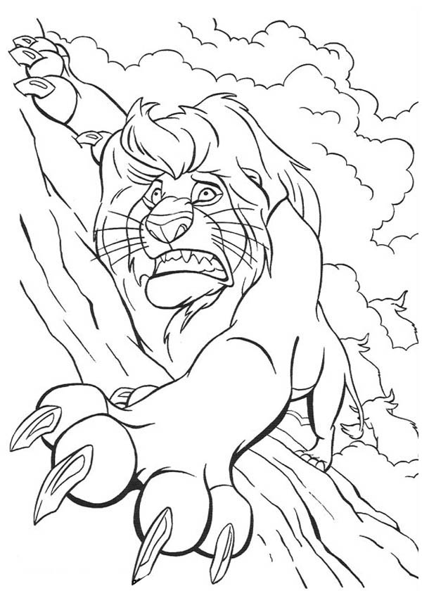 Раскраска: Король Лев (Анимационные фильмы) #73867 - Бесплатные раскраски для печати