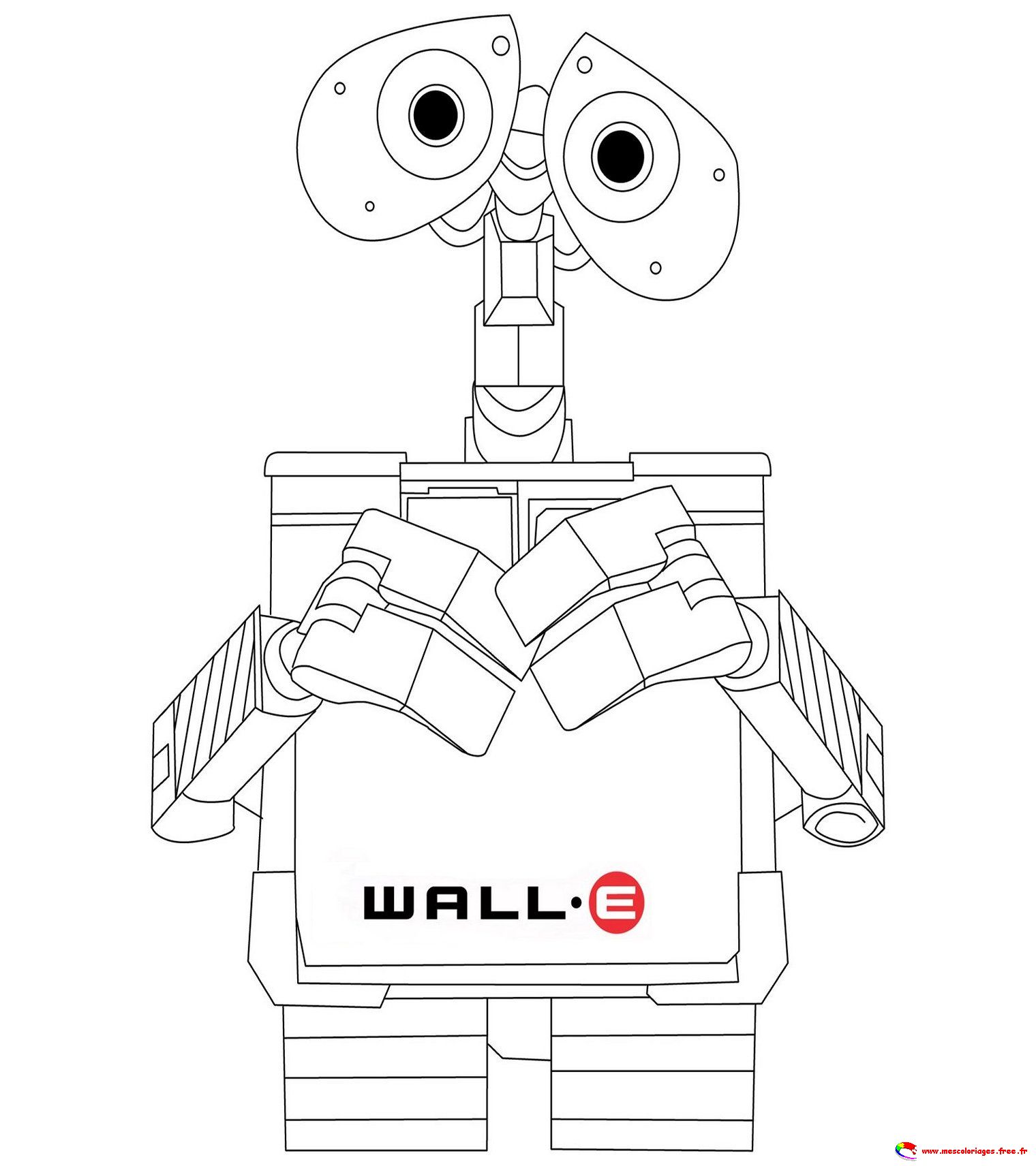 Раскраска: Wall-E (Анимационные фильмы) #131991 - Бесплатные раскраски для печати