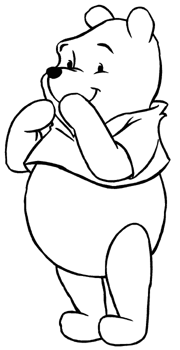 Раскраска: Винни-Пух (Анимационные фильмы) #28611 - Бесплатные раскраски для печати
