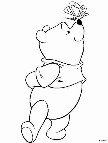 Раскраска: Винни-Пух (Анимационные фильмы) #28613 - Бесплатные раскраски для печати