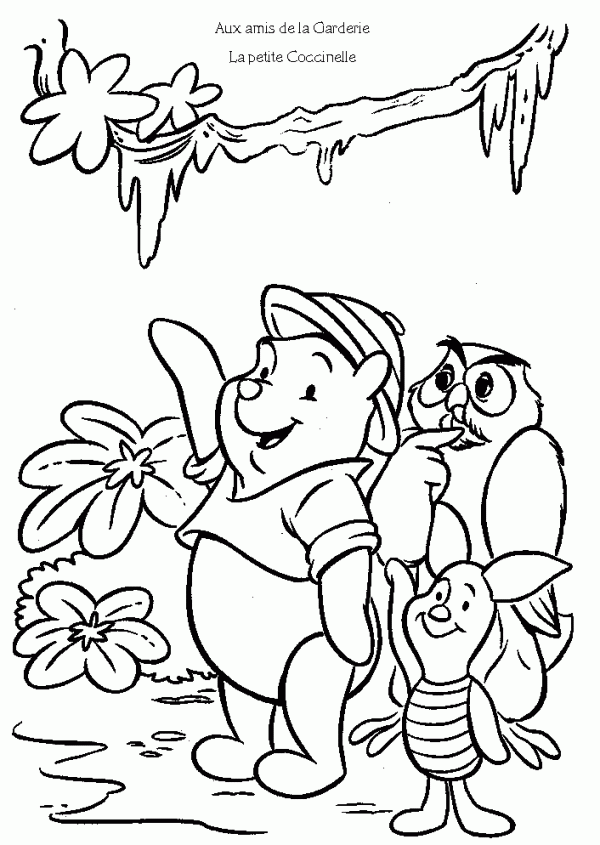 Раскраска: Винни-Пух (Анимационные фильмы) #28647 - Бесплатные раскраски для печати