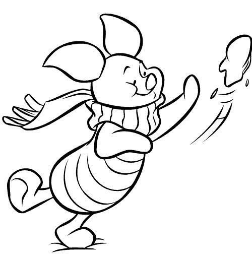 Раскраска: Винни-Пух (Анимационные фильмы) #28652 - Бесплатные раскраски для печати