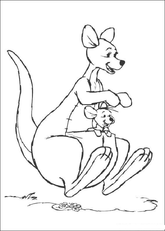 Раскраска: Винни-Пух (Анимационные фильмы) #28713 - Бесплатные раскраски для печати
