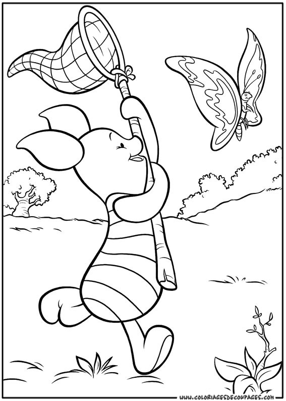 Раскраска: Винни-Пух (Анимационные фильмы) #28749 - Бесплатные раскраски для печати