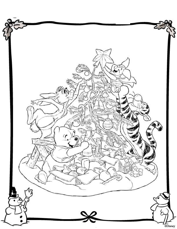 Раскраска: Винни-Пух (Анимационные фильмы) #28819 - Бесплатные раскраски для печати