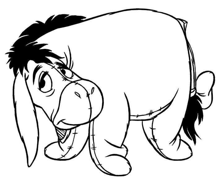 Раскраска: Винни-Пух (Анимационные фильмы) #28884 - Бесплатные раскраски для печати