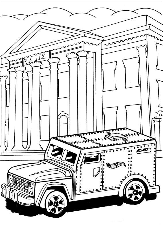 Раскраска: банк (Здания и Архитектура) #67729 - Бесплатные раскраски для печати
