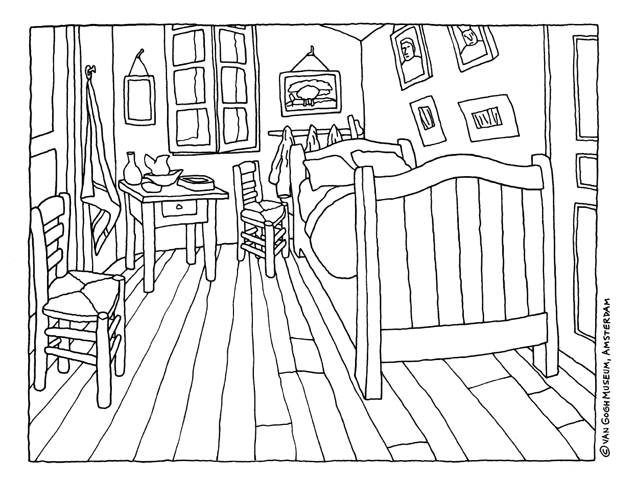 Раскраска: комната (Здания и Архитектура) #63451 - Бесплатные раскраски для печати