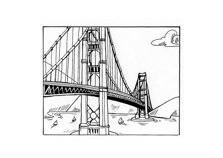 Раскраска: мост (Здания и Архитектура) #62841 - Бесплатные раскраски для печати