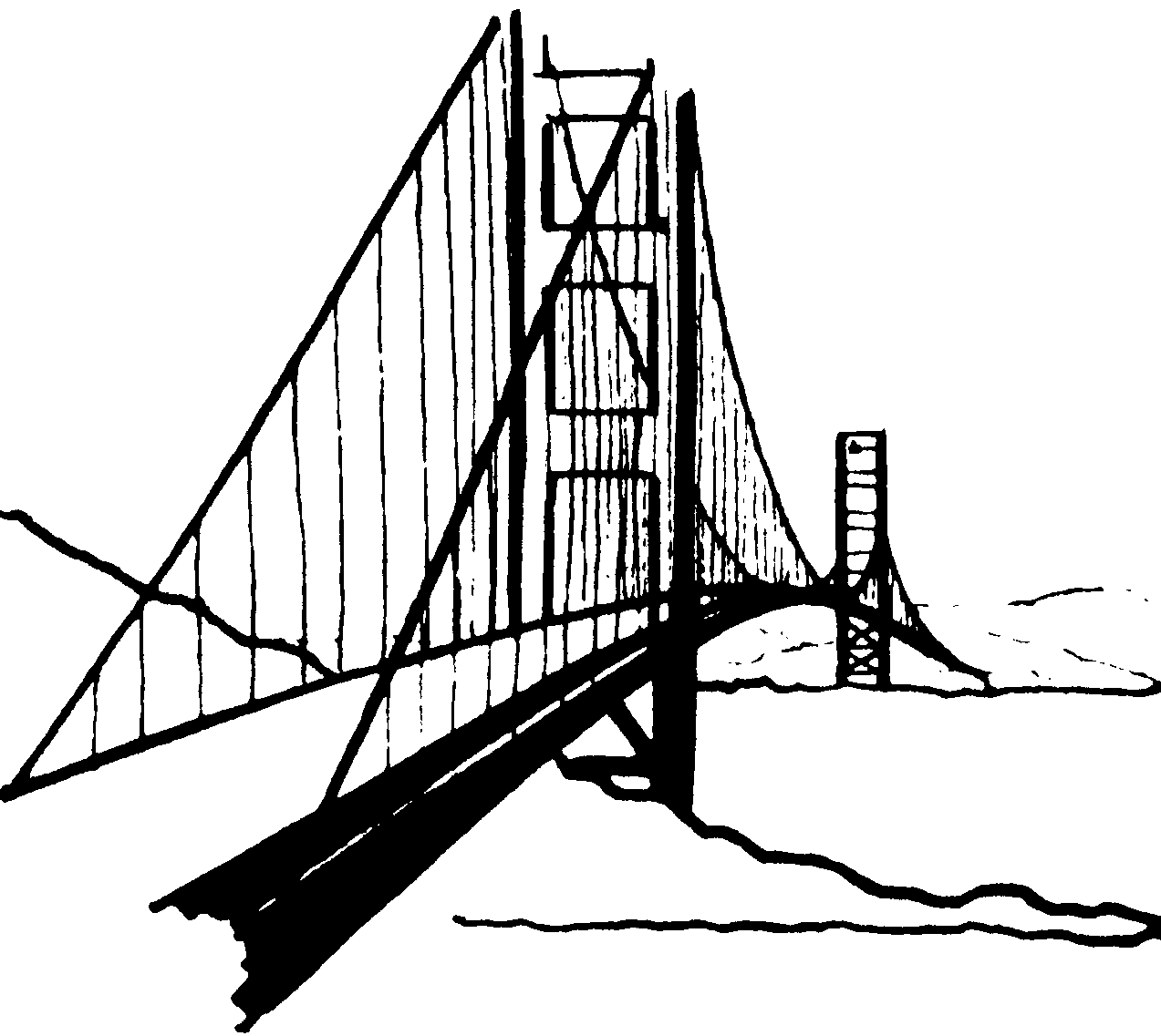 Раскраска: мост (Здания и Архитектура) #62995 - Бесплатные раскраски для печати
