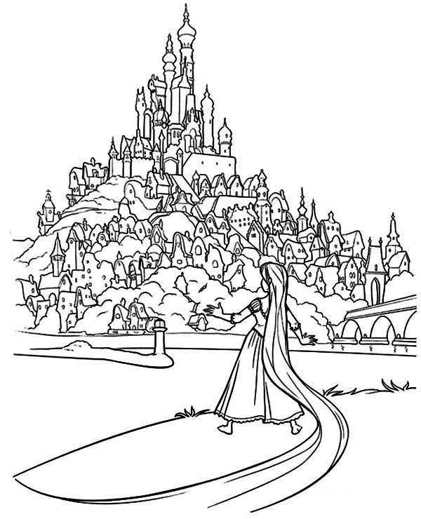 Раскраска: Замок (Здания и Архитектура) #62103 - Бесплатные раскраски для печати