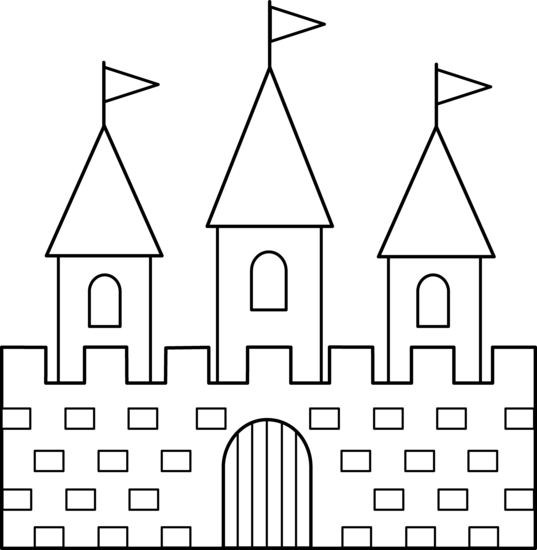 Раскраска: Замок (Здания и Архитектура) #62213 - Бесплатные раскраски для печати