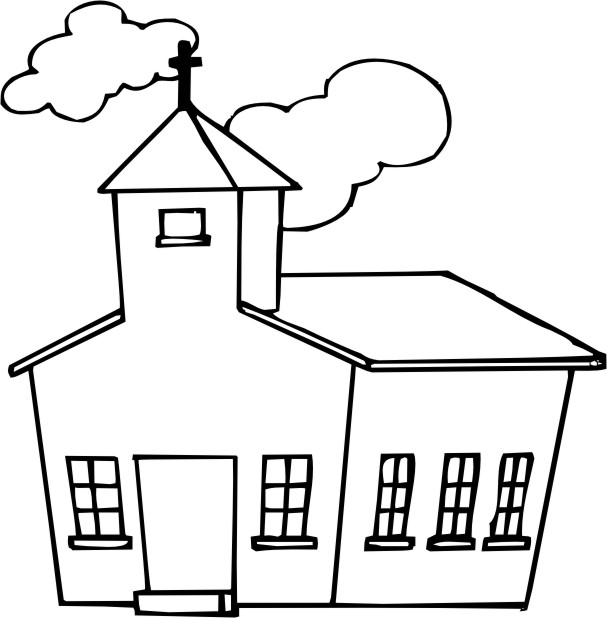 Раскраска: церковь (Здания и Архитектура) #64184 - Бесплатные раскраски для печати