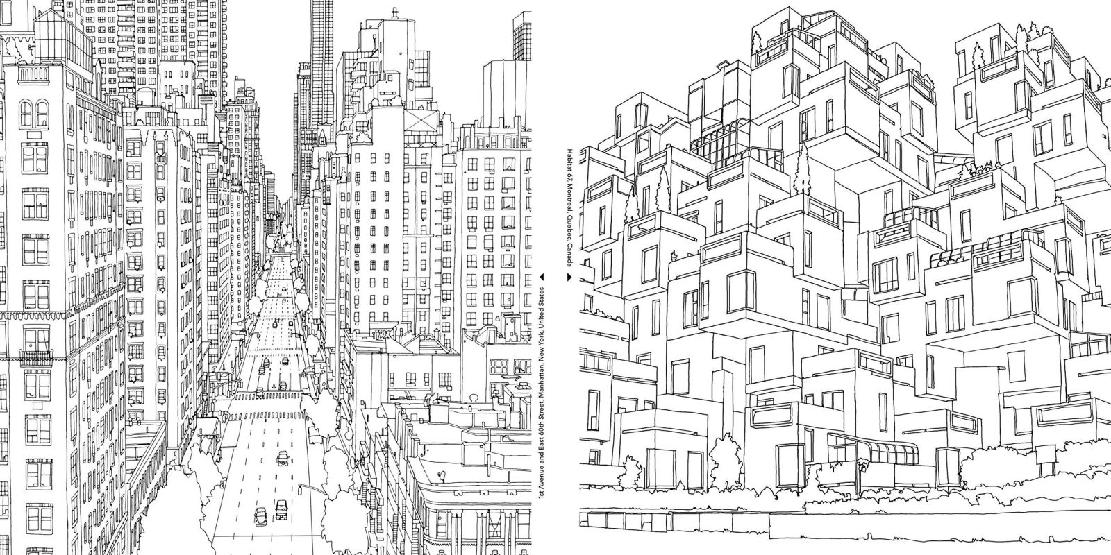 Раскраска: город (Здания и Архитектура) #64910 - Бесплатные раскраски для печати