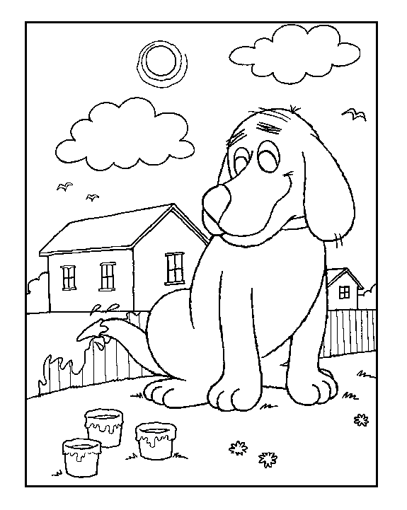 Раскраска: собачья конура (Здания и Архитектура) #62433 - Бесплатные раскраски для печати