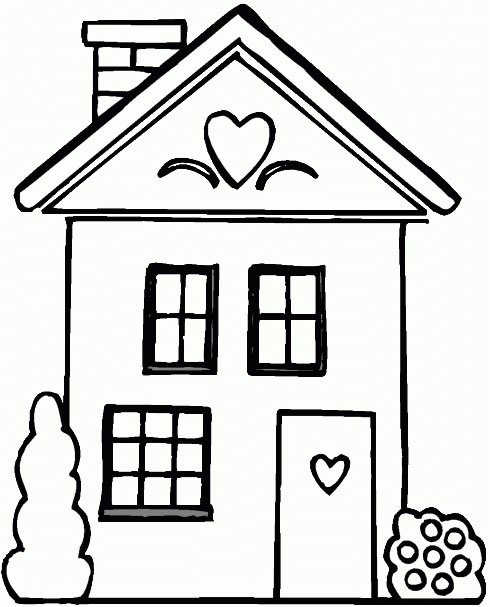 Раскраска: дом (Здания и Архитектура) #64624 - Бесплатные раскраски для печати