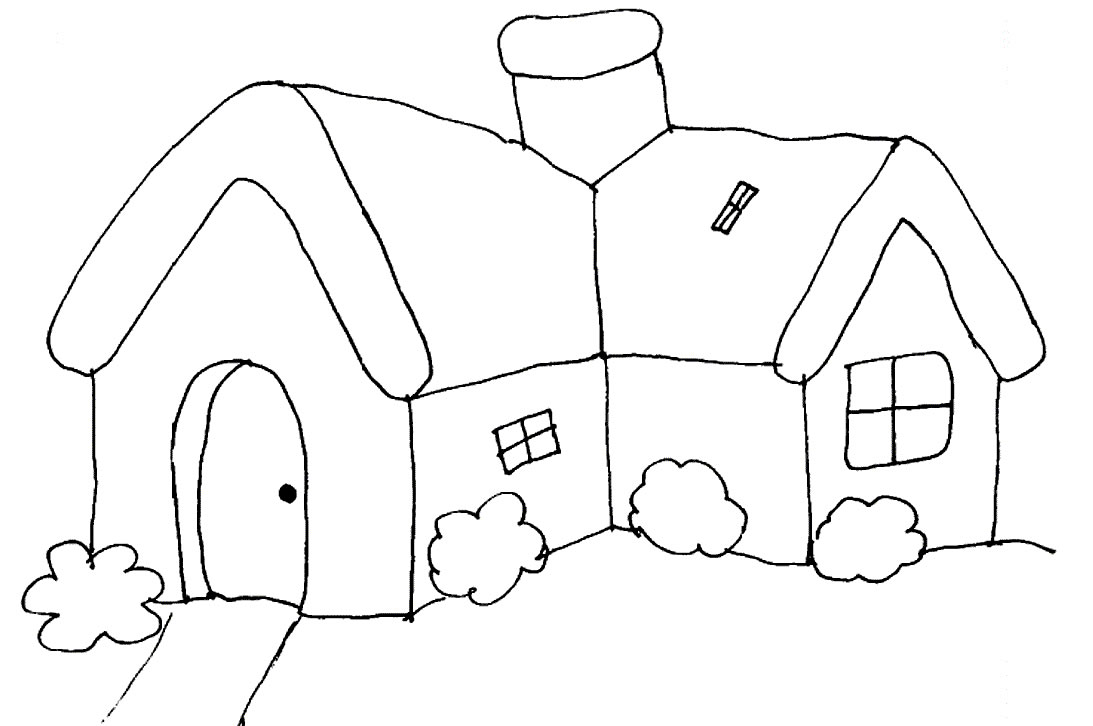 Раскраска: дом (Здания и Архитектура) #64634 - Бесплатные раскраски для печати