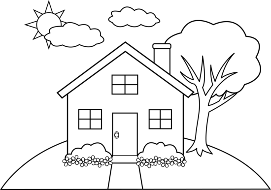 Раскраска: дом (Здания и Архитектура) #64655 - Бесплатные раскраски для печати