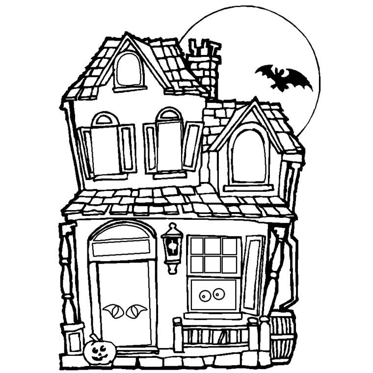 Раскраска: дом (Здания и Архитектура) #64656 - Бесплатные раскраски для печати