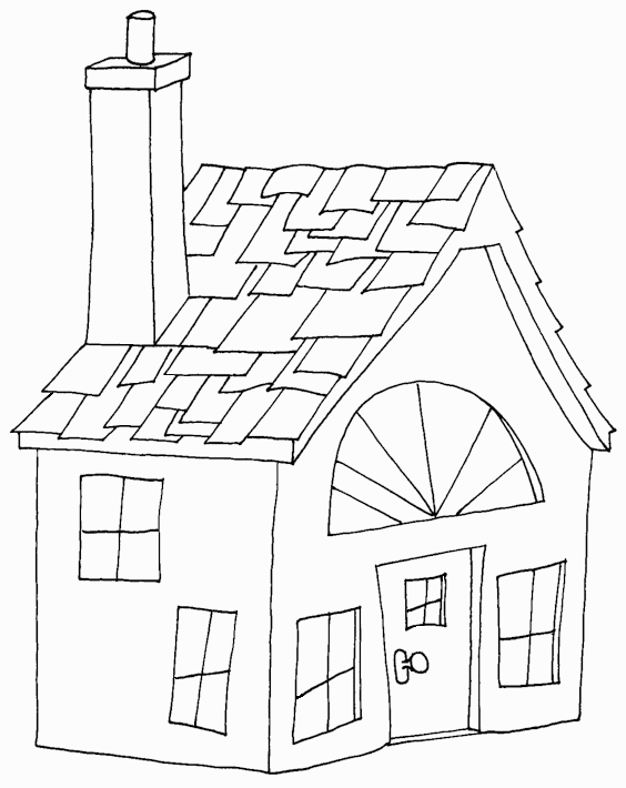 Раскраска: дом (Здания и Архитектура) #64667 - Бесплатные раскраски для печати