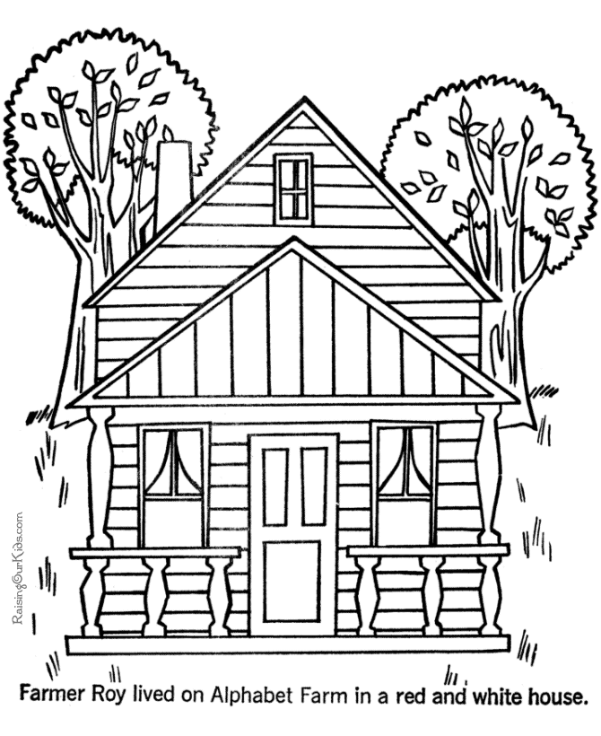 Раскраска: дом (Здания и Архитектура) #64668 - Бесплатные раскраски для печати