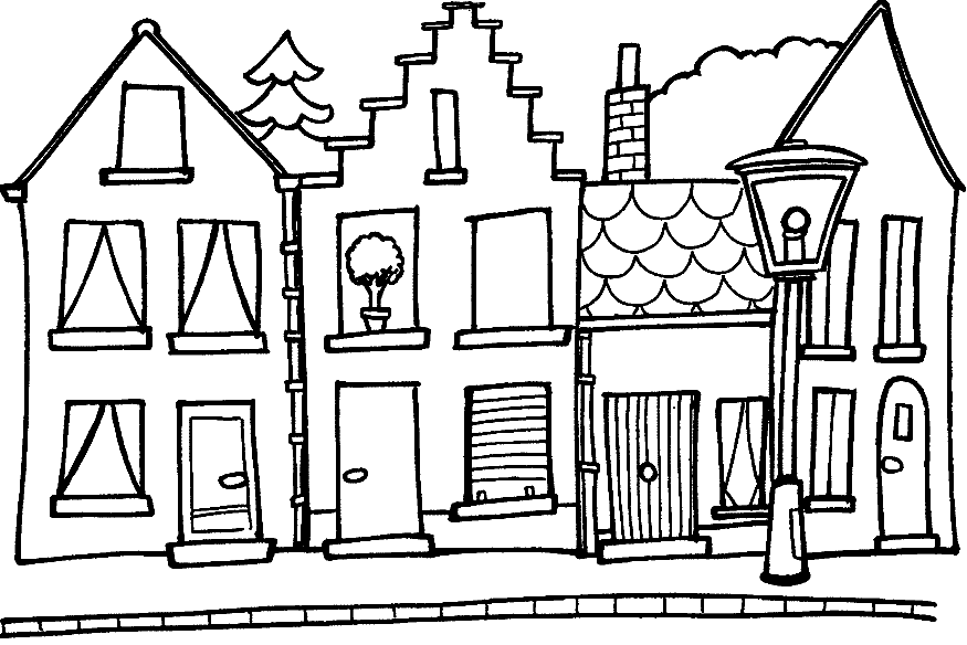 Раскраска: дом (Здания и Архитектура) #64669 - Бесплатные раскраски для печати