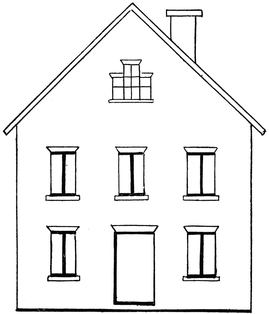 Раскраска: дом (Здания и Архитектура) #66447 - Бесплатные раскраски для печати