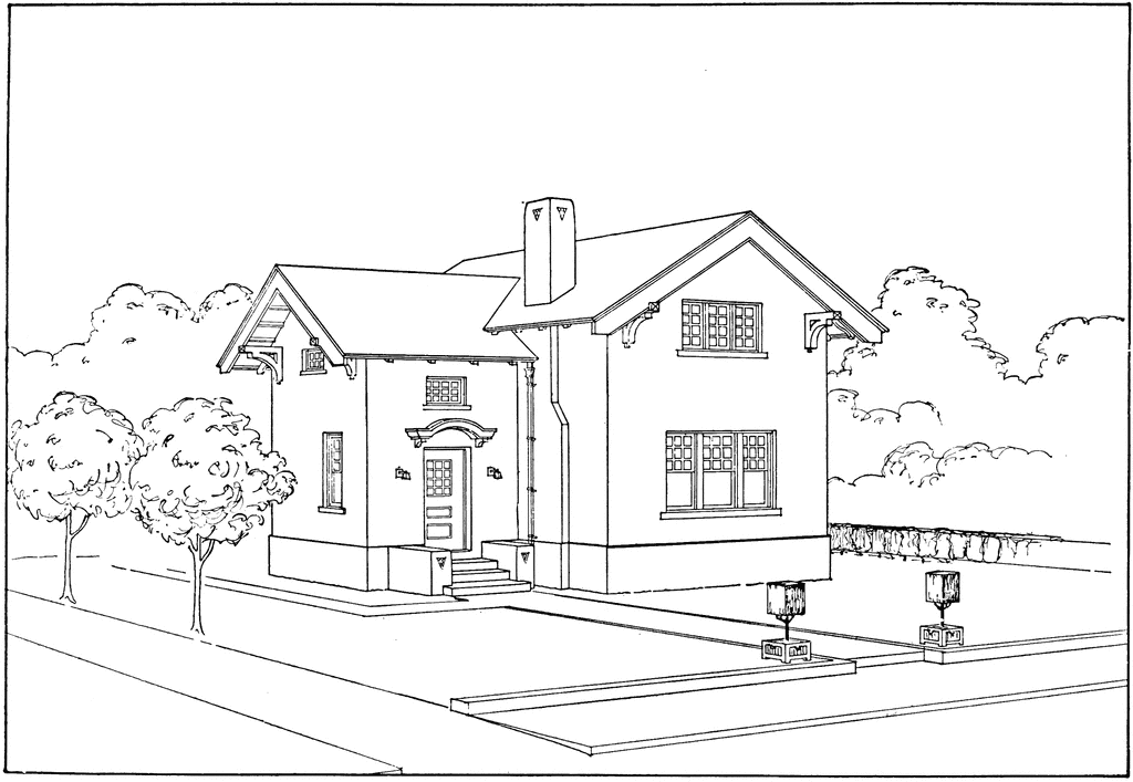 Раскраска: дом (Здания и Архитектура) #66452 - Бесплатные раскраски для печати
