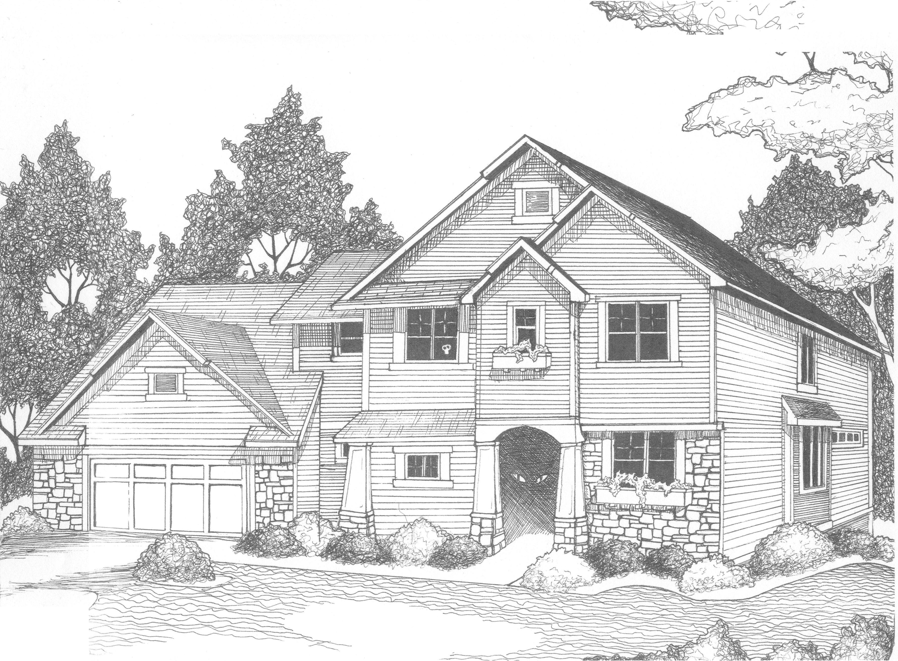 Раскраска: дом (Здания и Архитектура) #66465 - Бесплатные раскраски для печати