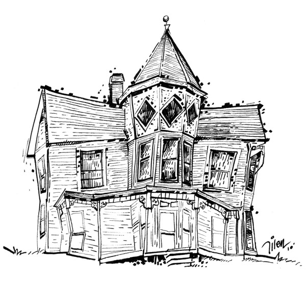 Раскраска: дом (Здания и Архитектура) #66469 - Бесплатные раскраски для печати