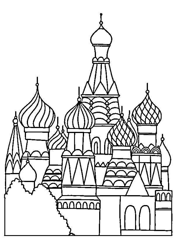 Раскраска: дворец (Здания и Архитектура) #62574 - Бесплатные раскраски для печати
