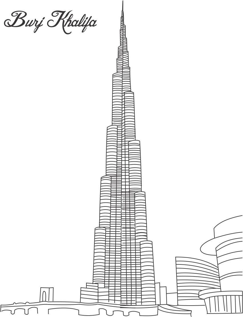 Раскраска: небоскреб (Здания и Архитектура) #65972 - Бесплатные раскраски для печати