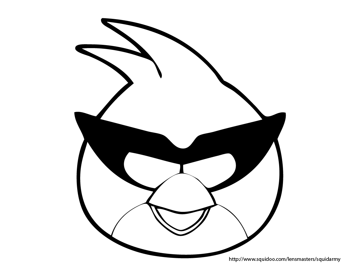 Раскраска: Angry Birds (мультфильмы) #25018 - Бесплатные раскраски для печати