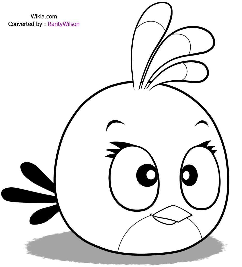 Раскраска: Angry Birds (мультфильмы) #25022 - Бесплатные раскраски для печати