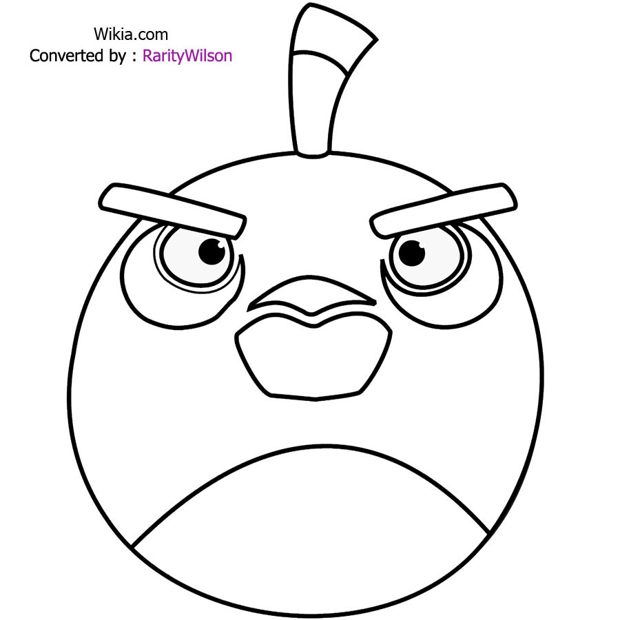 Раскраска: Angry Birds (мультфильмы) #25026 - Бесплатные раскраски для печати