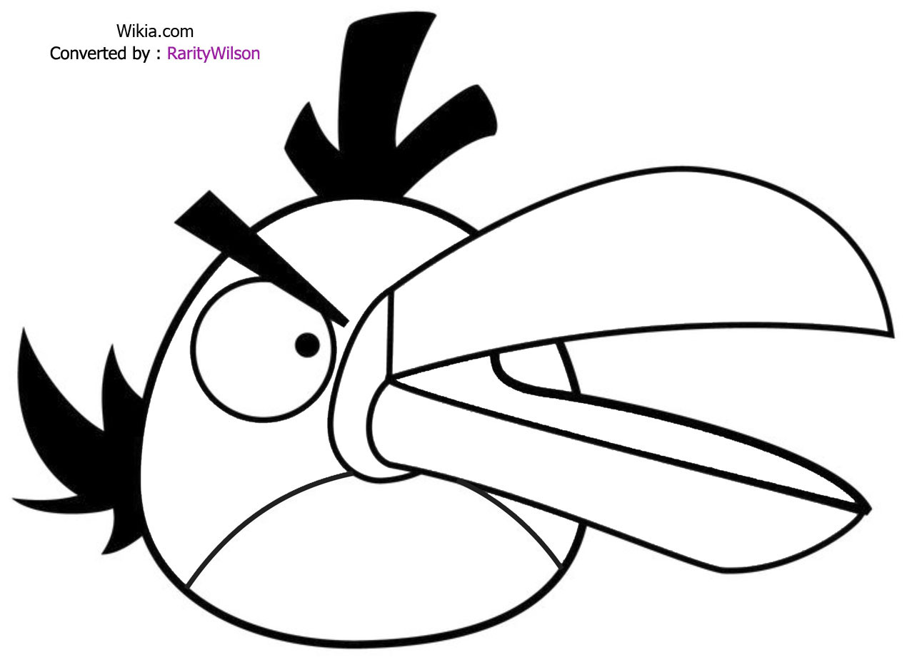 Раскраска: Angry Birds (мультфильмы) #25029 - Бесплатные раскраски для печати