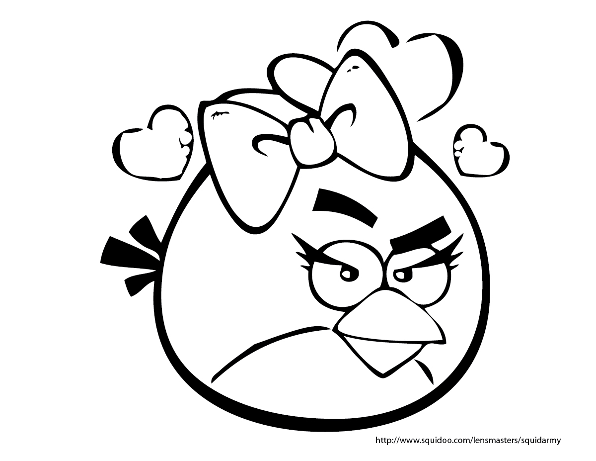 Раскраска: Angry Birds (мультфильмы) #25038 - Бесплатные раскраски для печати
