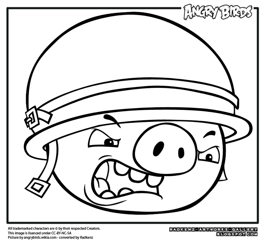 Раскраска: Angry Birds (мультфильмы) #25067 - Бесплатные раскраски для печати