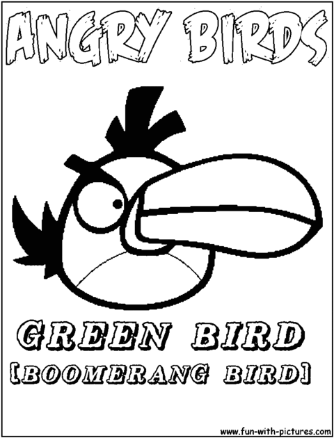 Раскраска: Angry Birds (мультфильмы) #25074 - Бесплатные раскраски для печати