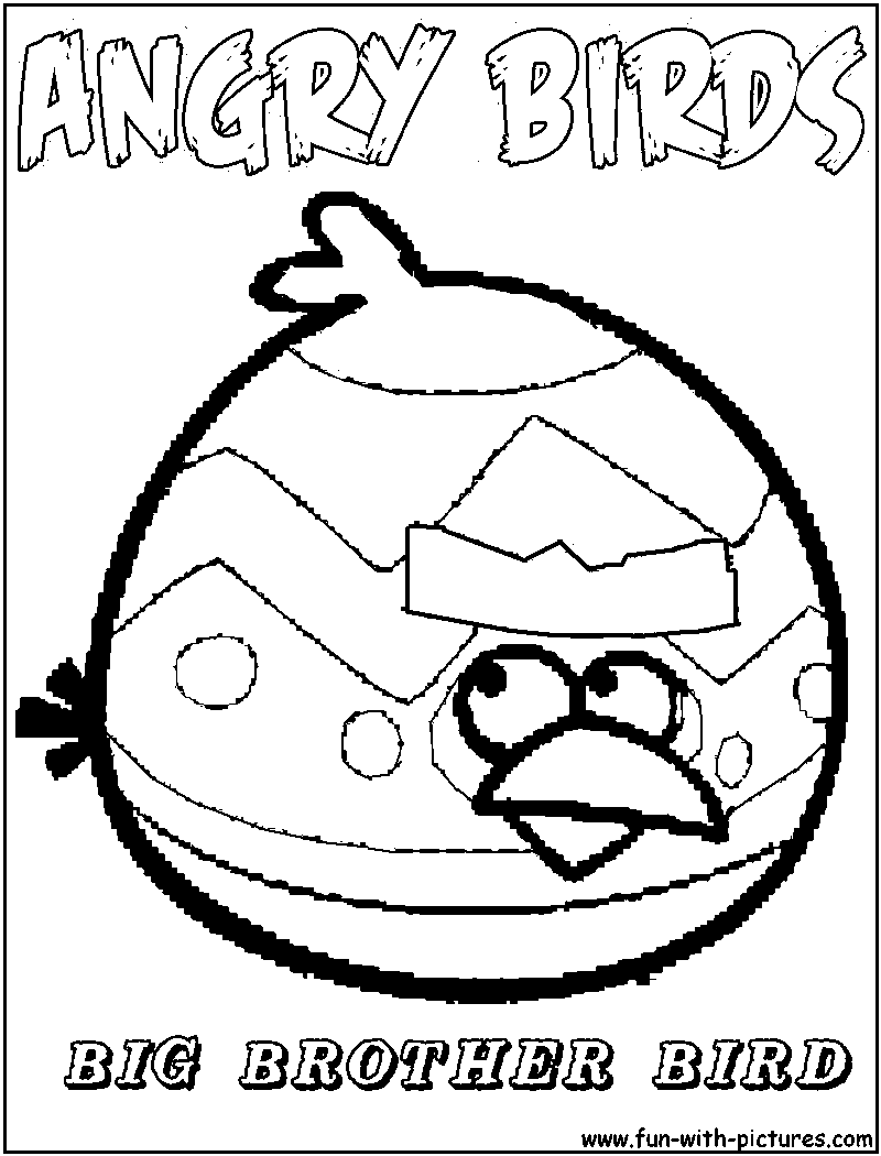 Раскраска: Angry Birds (мультфильмы) #25079 - Бесплатные раскраски для печати