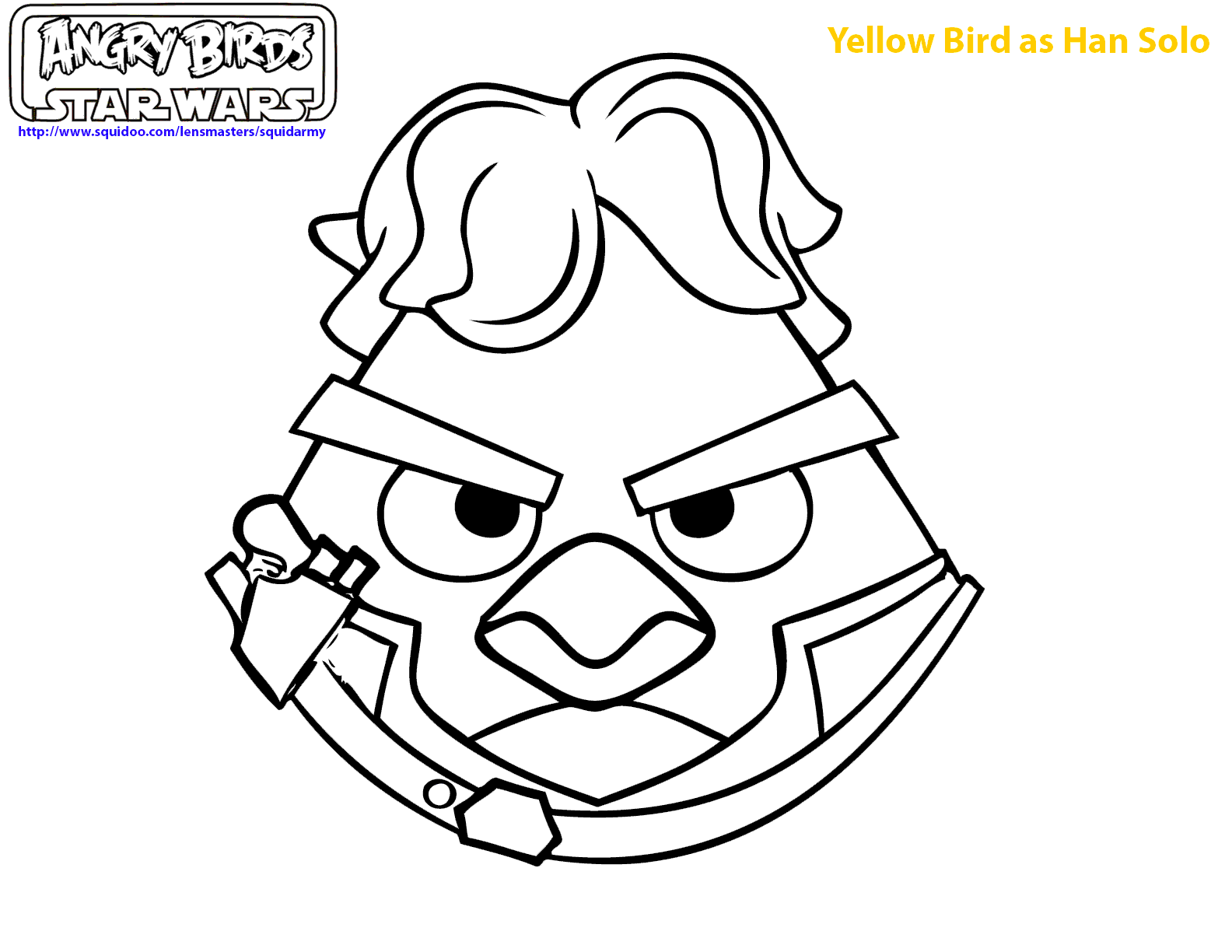Раскраска: Angry Birds (мультфильмы) #25089 - Бесплатные раскраски для печати