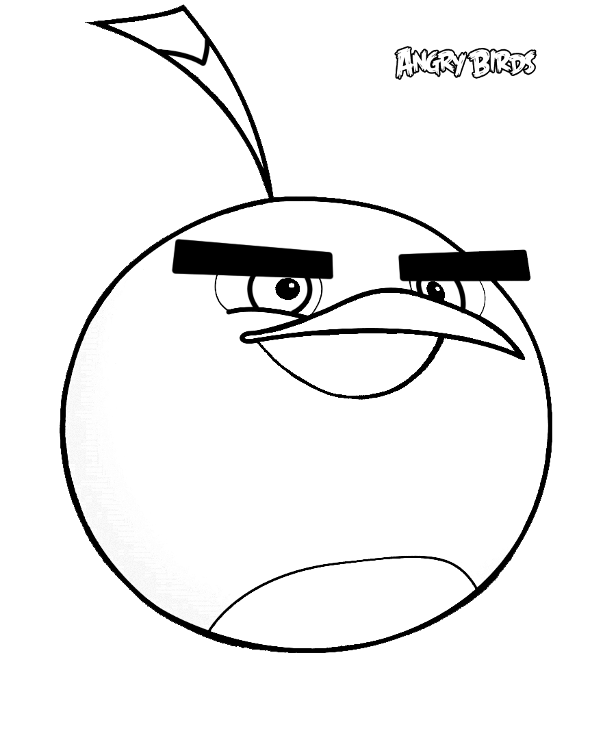 Раскраска: Angry Birds (мультфильмы) #25133 - Бесплатные раскраски для печати