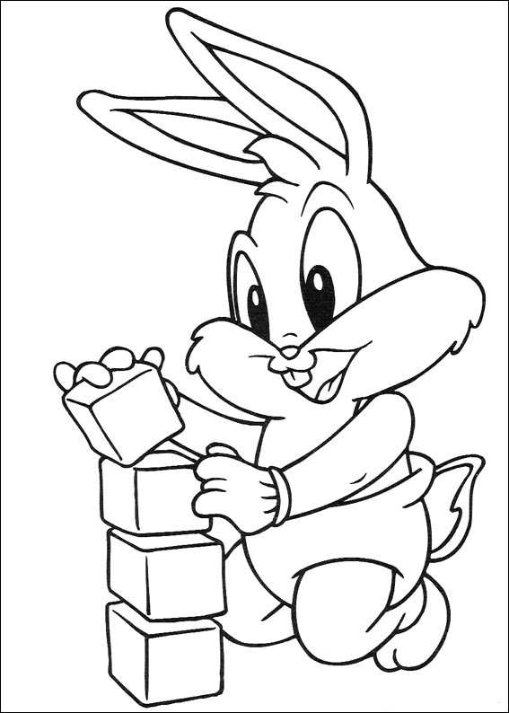 Раскраска: Baby Looney Tunes (мультфильмы) #26518 - Бесплатные раскраски для печати