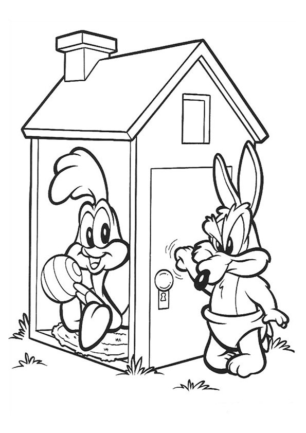 Раскраска: Baby Looney Tunes (мультфильмы) #26539 - Бесплатные раскраски для печати